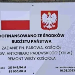 Remont wieży kościelnej